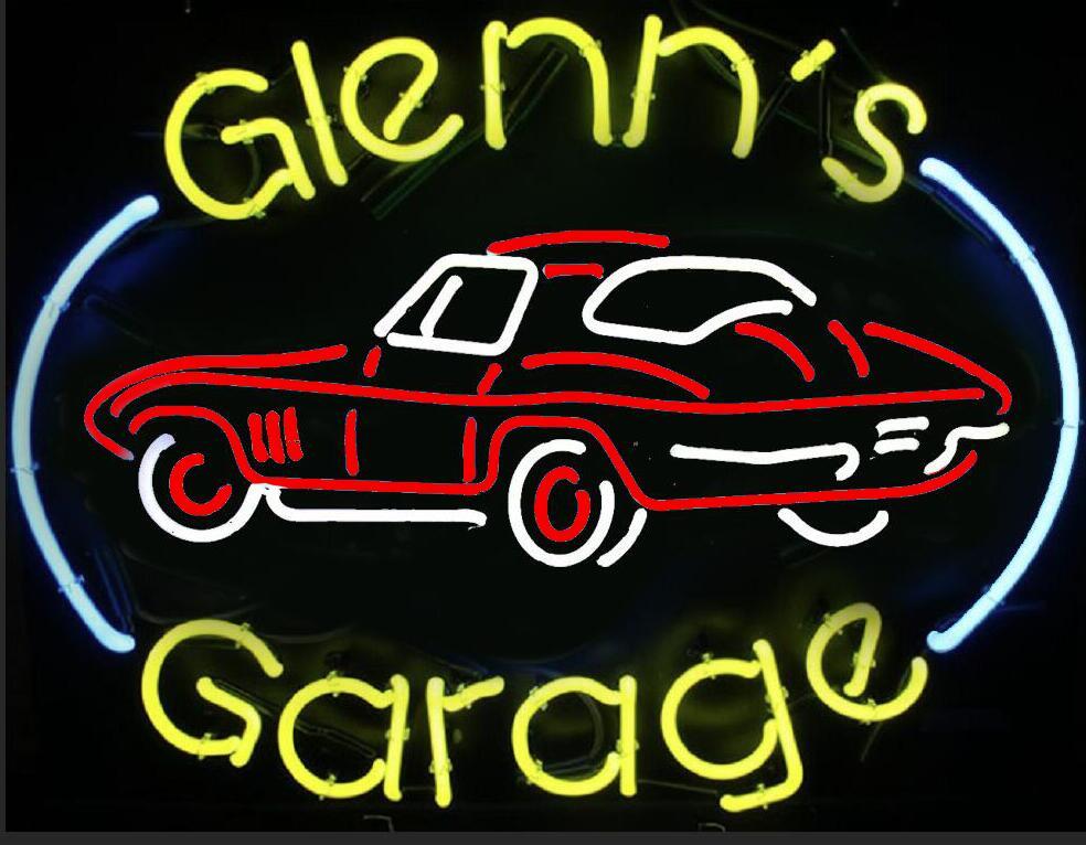 Custom Garage 66 corvette Neon Sign