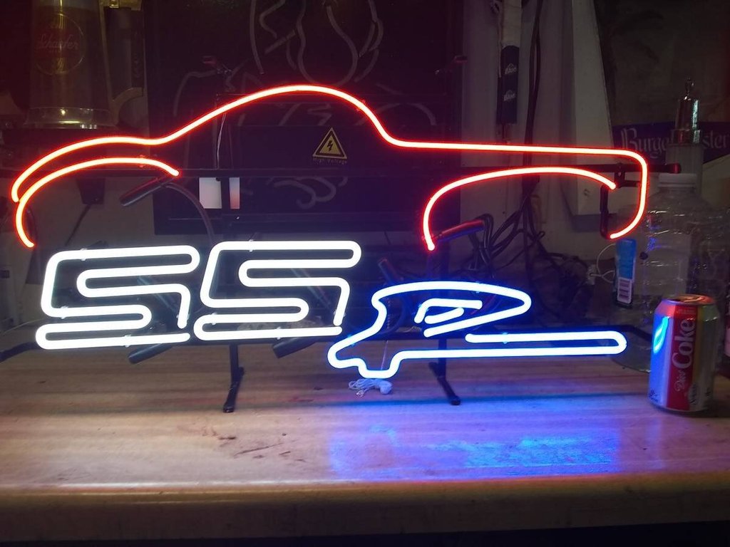 ROADSTER AUTO Car Neon sign Neonleuchte Leuchtreklame Werbung Neonschild 