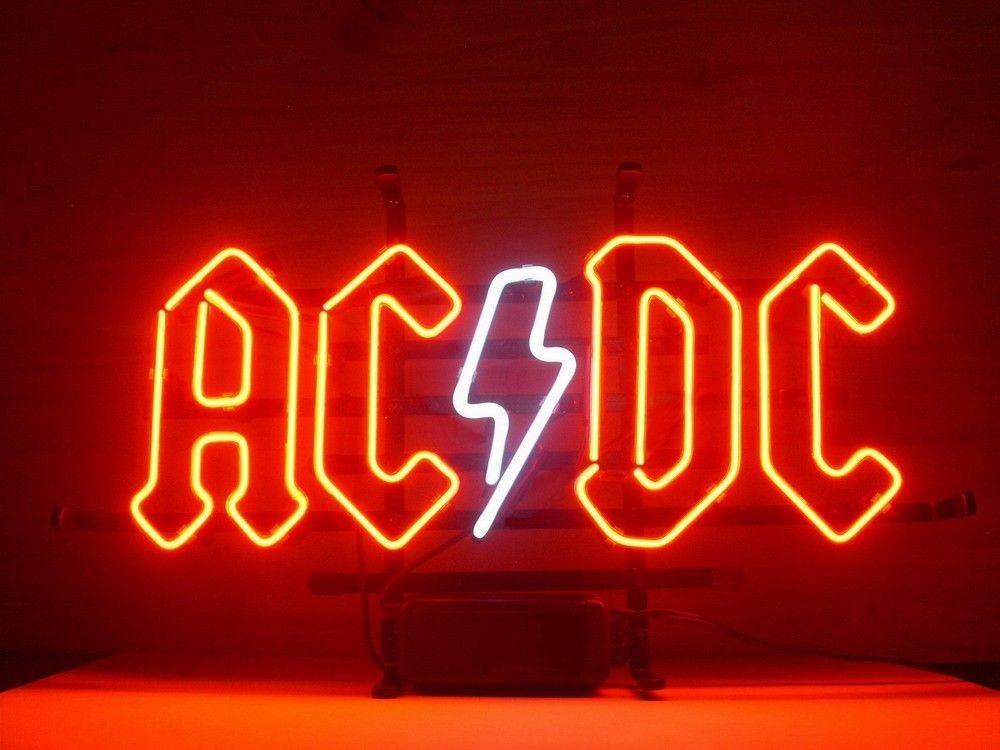 Ac Dc Ac Dc Neon Sign