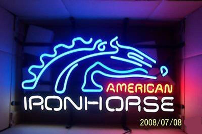 American Ironhorse Neon Sign Bar Sign Neon Light Z1192