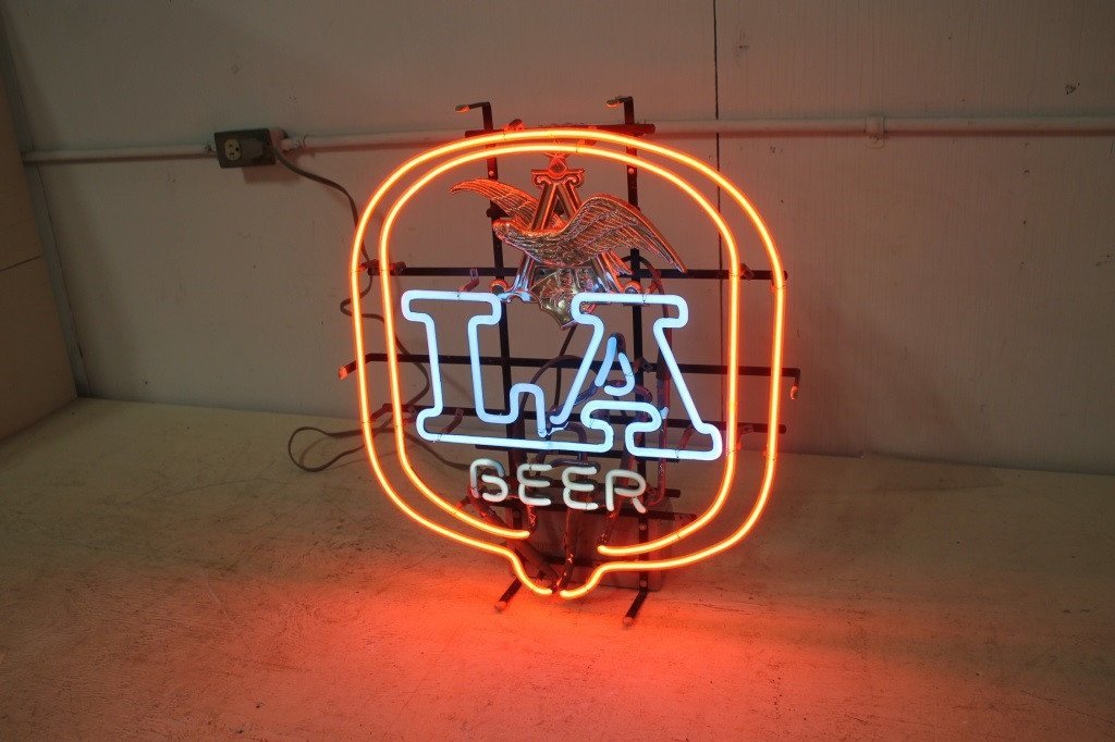 Anheuser Busch La Beer Neon Sign Bar Sign Neon Light Z1195