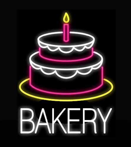 Bakery Cake Neon Sign Bar Sign Neon Light