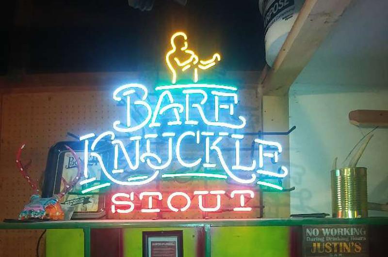 Bare Knuckle Neon Sign Bar Sign Neon Light Z1197