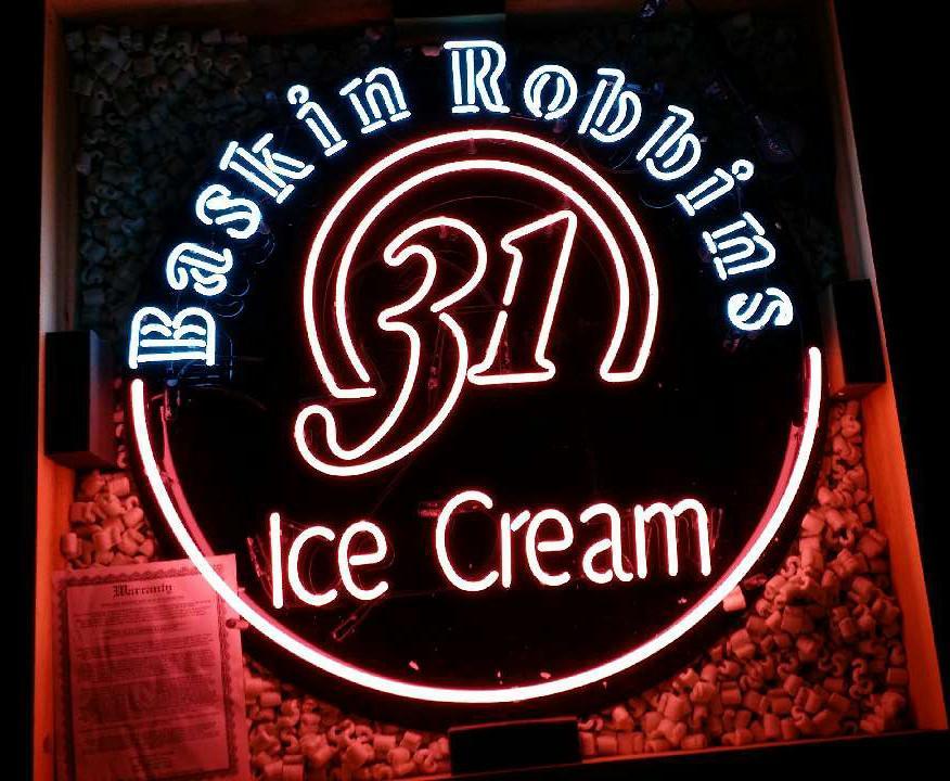 Baskin Robbins Ice Cream Neon Sign Bar Sign Neon Light Z1198