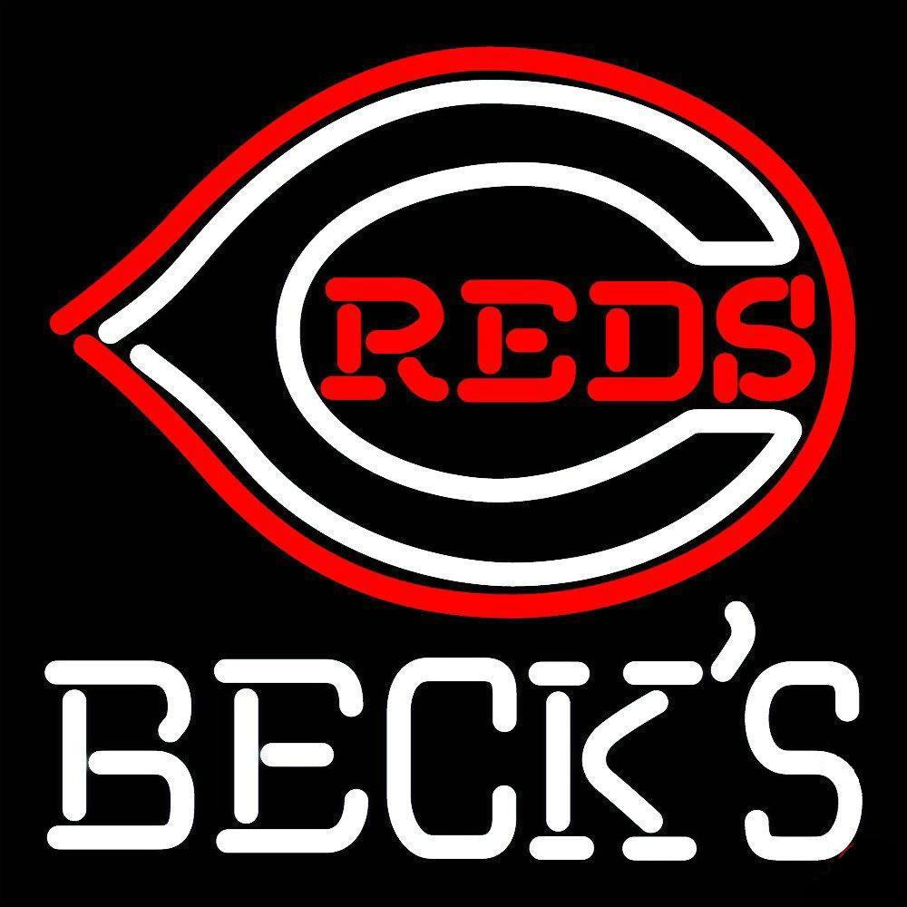 Becks Cincinnati Reds Neon Sign Teams Neon Light