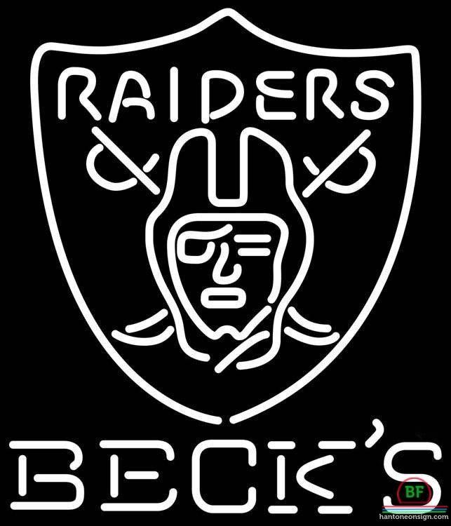 Becks Oakland Raiders Neon Sign Sign Teams NFL Neon Light - DIY