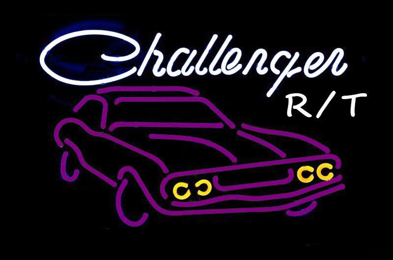 Big Dodge Challenger RT Neon Sign Neon Light