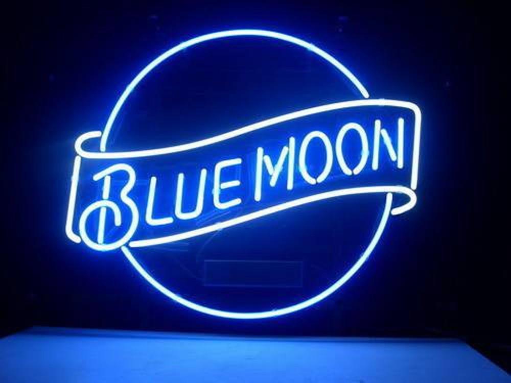 Blue Moon Lager Beer Neon Sign DIY Neon Signs Neon