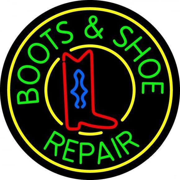 Boots And Shoes Repair Neon Sign Bar Sign Neon Light