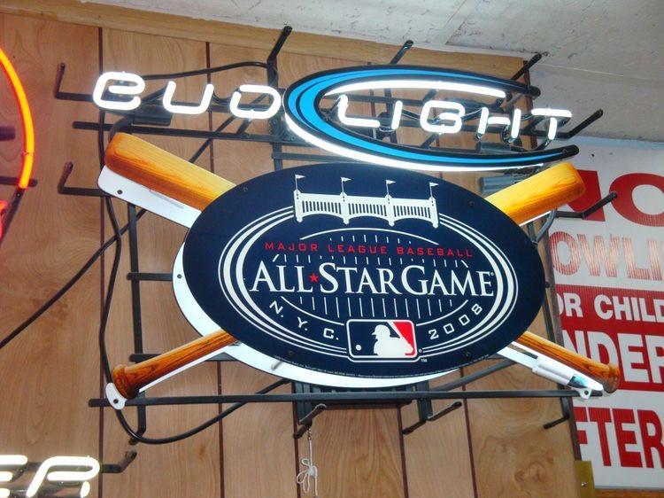 Bud Light All Star Game Neon Sign Teams Neon Light