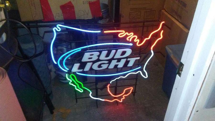 Bud Light America Neon Sign Bar Sign Neon Light Z1204