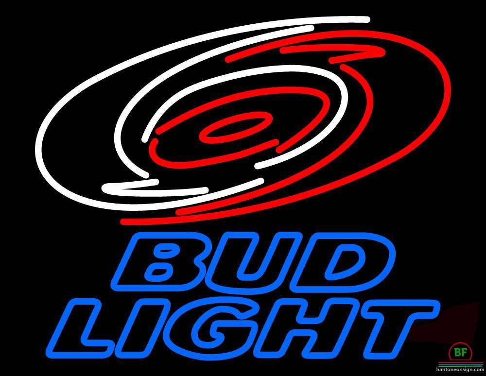 Bud Light Carolina Hurricanes Neon Sign Teams Neon Light