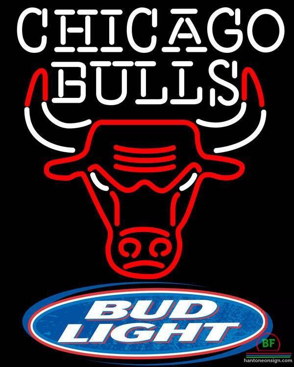 Bud Light Chicago Bulls Neon Sign Teams Neon Light DIY Neon Signs Custom Neon Signs