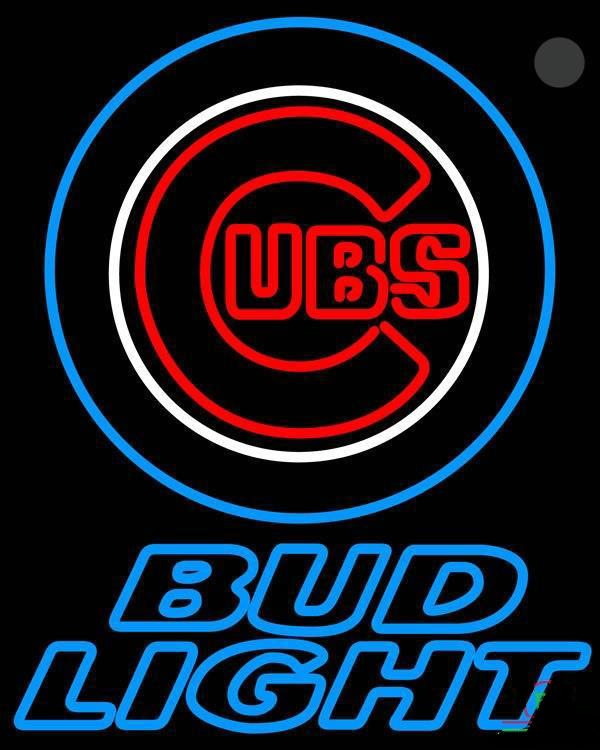 Bud Light Chicago Cubs Neon Sign Teams Neon Light