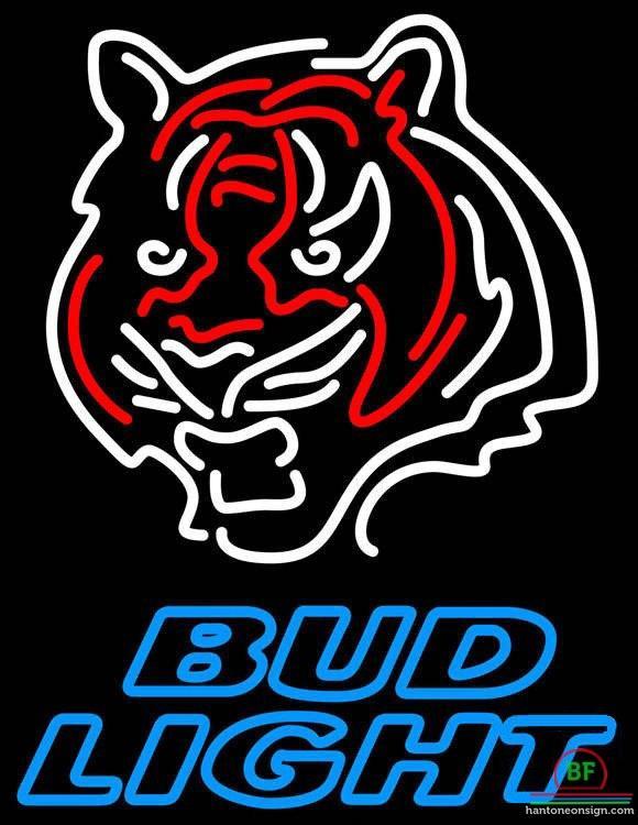 Bud Light Cincinnati Bengals Neon Sign Teams Neon Light
