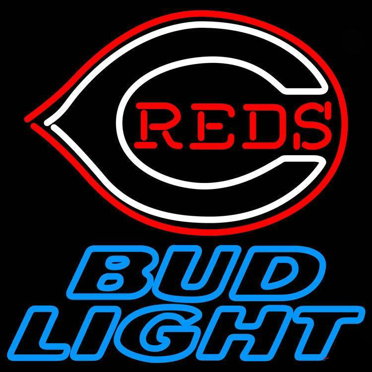Bud Light Cincinnati Reds Neon Sign Teams Neon Light