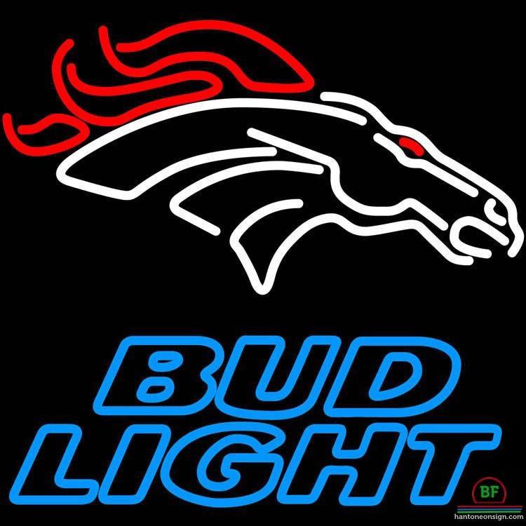Bud Light Denver Broncos Neon Sign Teams Neon Light