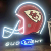 Bud Light Kansas City Chiefs Helmet Neon Sign Neon Light