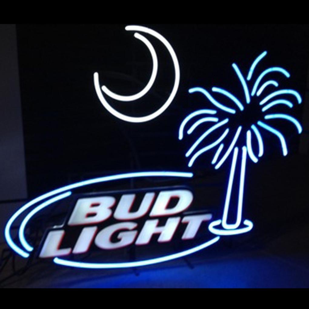 Bud Light Moon Neon Sign Bar Sign Neon Light