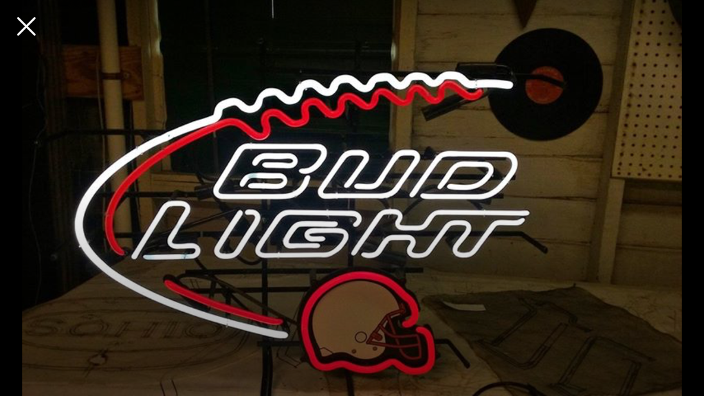 Bud Light OSU football Neon Sign NCAA Sports Neon Light