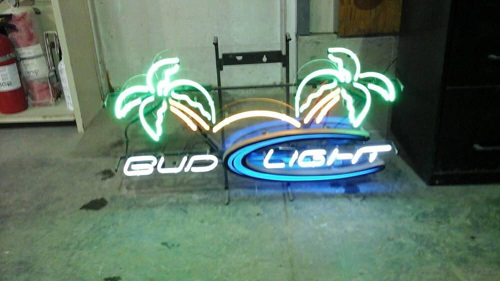 Bud Light Palm Tree Neon Sign Neon Light
