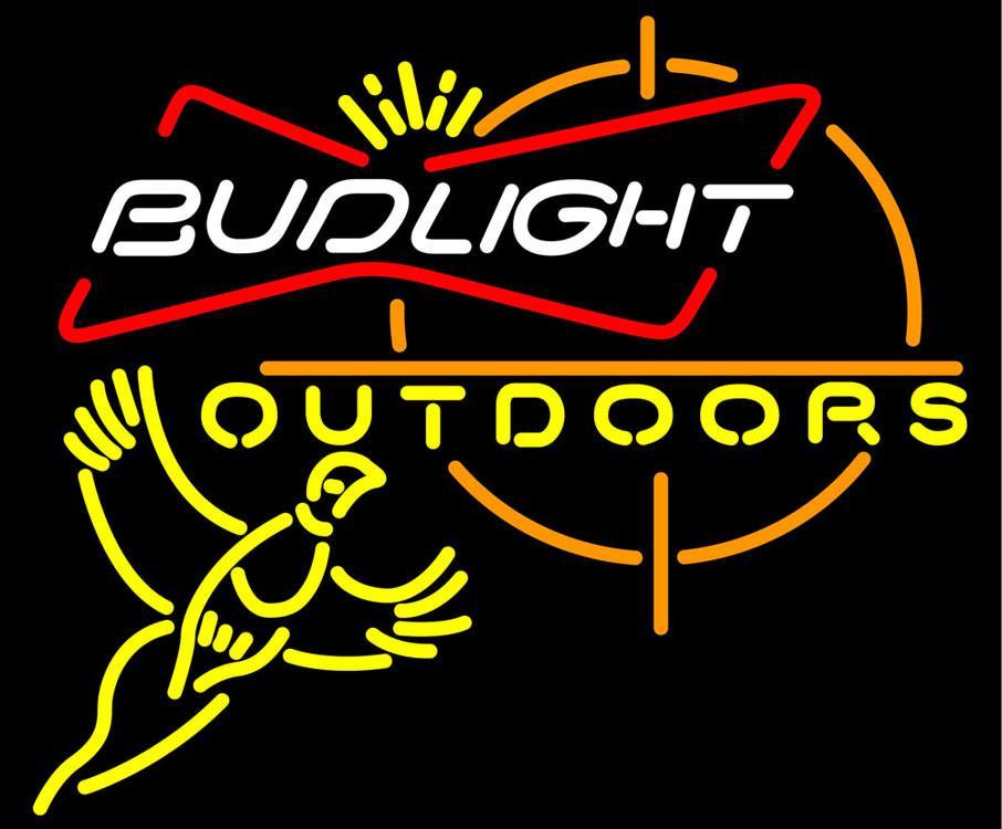 Bud Light Pheasant Outdoors Neon Sign