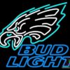 Bud Light Philadelphia Eagles Neon Sign Teams Neon Light