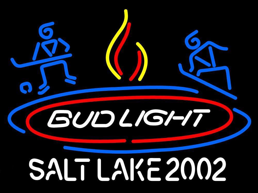 Bud Light Salt Lake Neon Sign