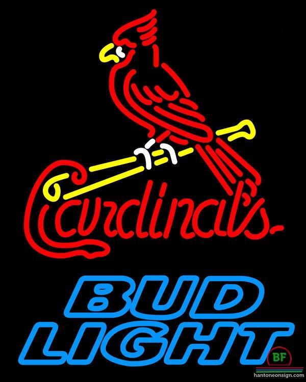 Bud Light St Louis Cardinals Neon Sign Teams Neon Light