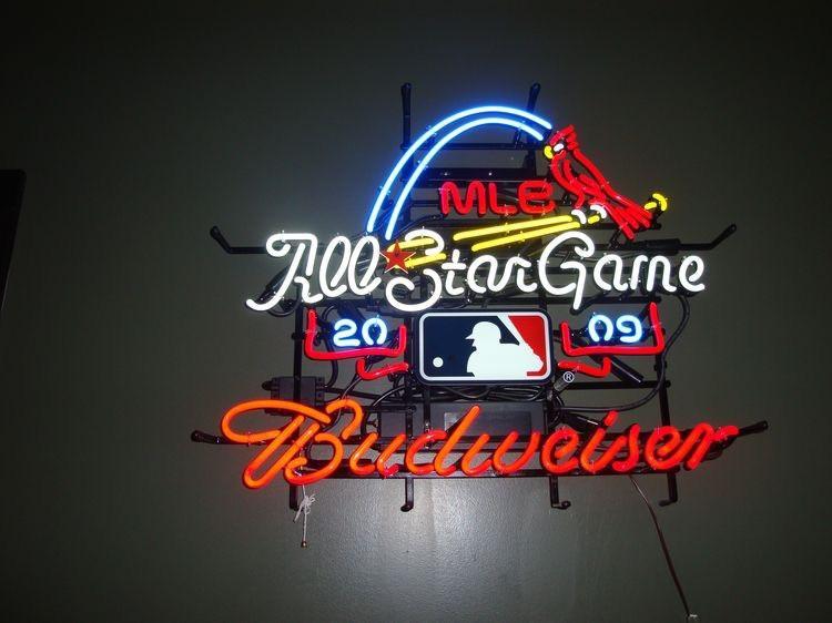 Bud Light St. Louis Cardinals Neon Sign All Star Game Teams Neon Light