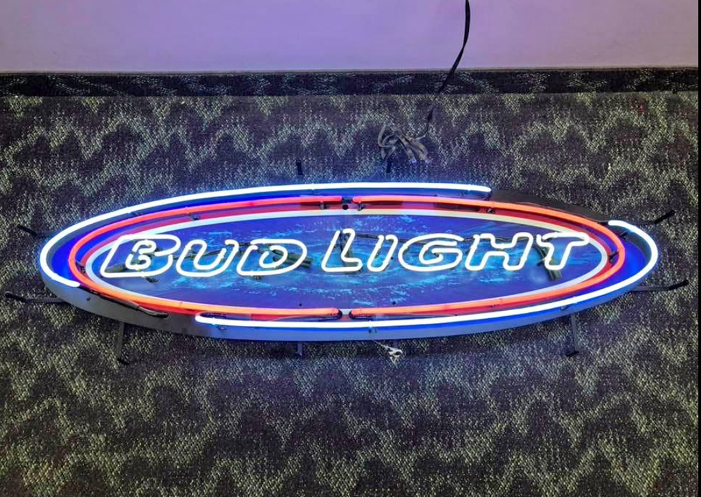 Bud Light Surfing Board Neon Sign Neon Light