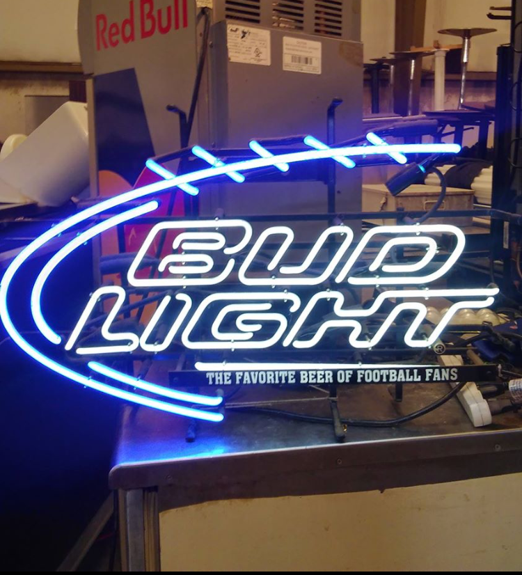 Budweiser Bud Light Philadelphia Flyers Neon Sign Beer Bar Gift 14"x10" Lamp 