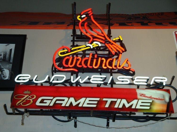 bud-weiser-st-louis-cardinals-game-time-mlb-sports-neon-sign-real-neon