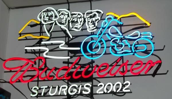 Budweiser 2002 Sturgis Neon Sign Neon Light
