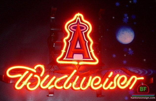 Budweiser Anaheim Angels Neon Sign Teams Neon Light