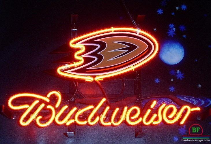 Budweiser Anaheim Ducks Neon Sign Teams Neon Light
