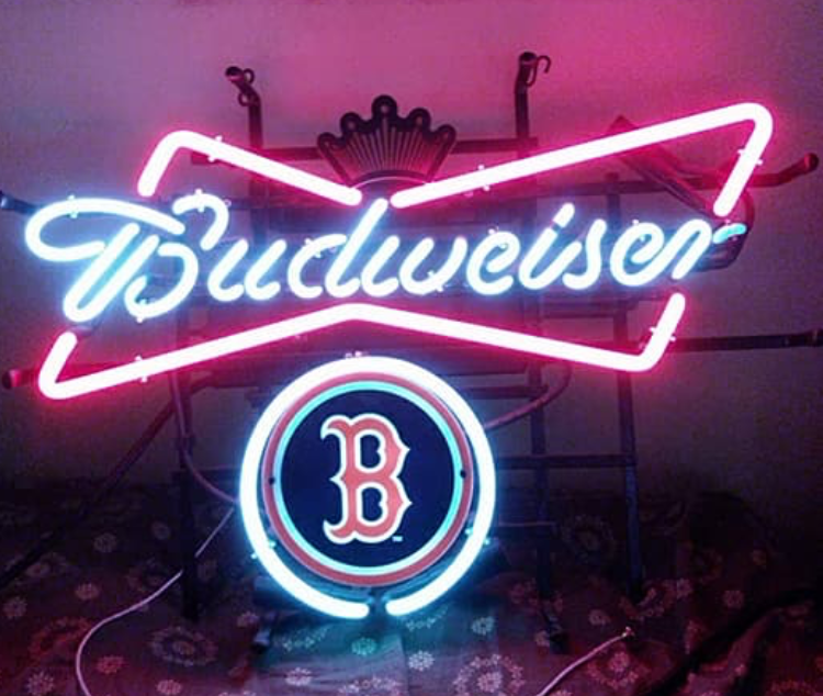 Budweiser Boston Red Sox Sports Neon Sign Neon Light