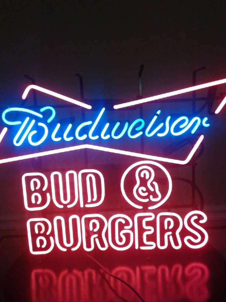 Budweiser Bud Burgers Neon Sign Bar Sign Neon Light Z1230