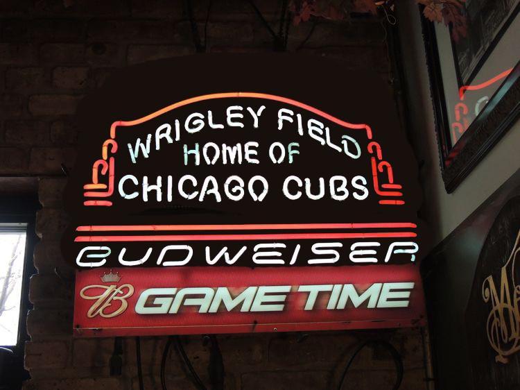 Budweiser Chicago Cubs Neon Sign Teams Neon Light