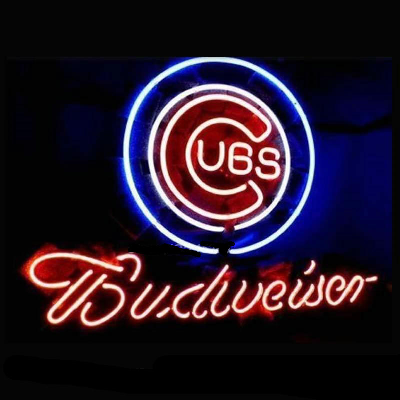 Budweiser Chicago Cubs Neon Sign Teams Neon Light