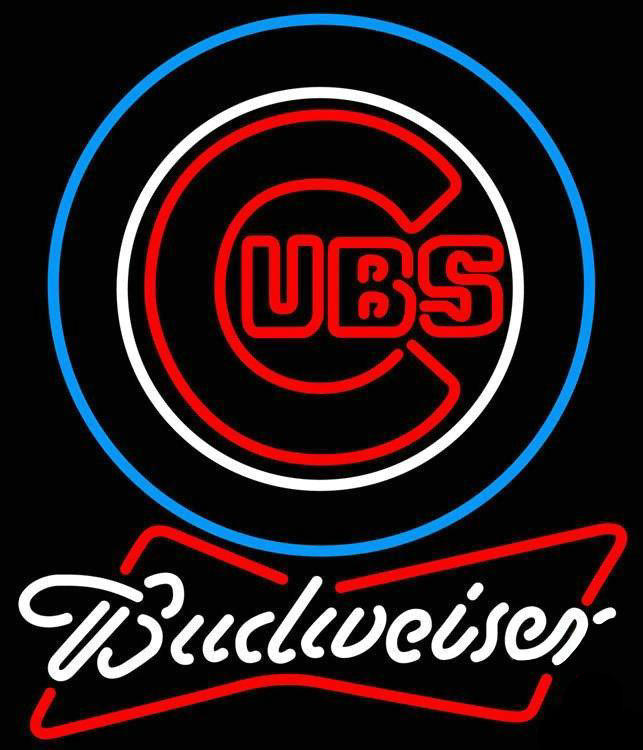 Budweiser Chicago Cubs Neon Sign Teams Neon Light