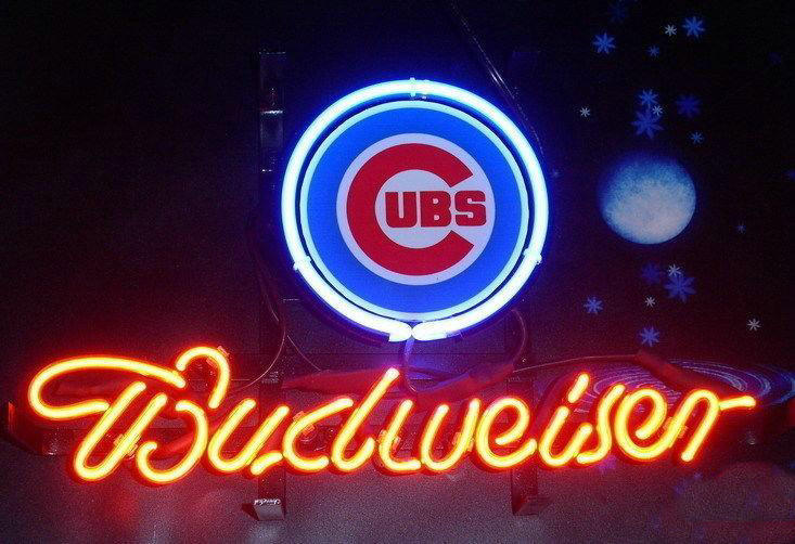 Budweiser Chicago Cubs Neon Sign Teams Neon Light