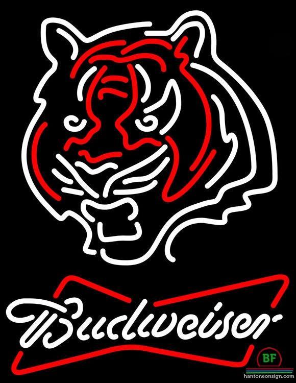 Budweiser Cincinnati Bengals Neon Sign Teams Neon Light