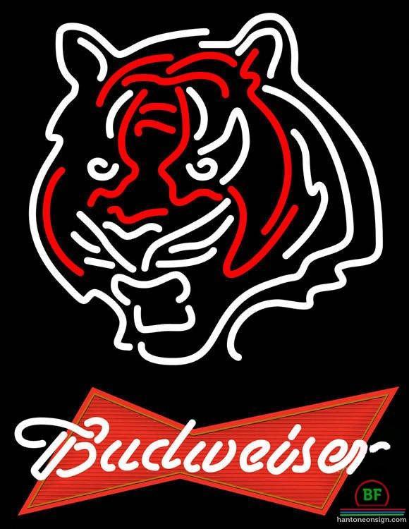 Budweiser Cincinnati Bengals Neon Sign Teams Neon Light