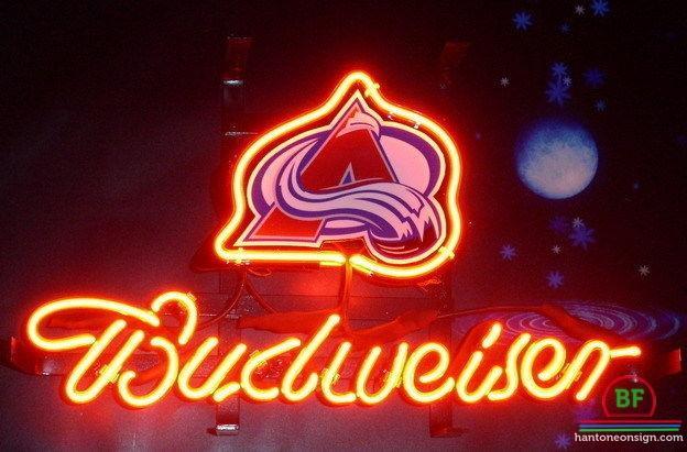 Budweiser Colorado Avalanche Neon Sign Teams Neon Light