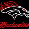 Budweiser Denver Broncos Neon Sign Teams Neon Light