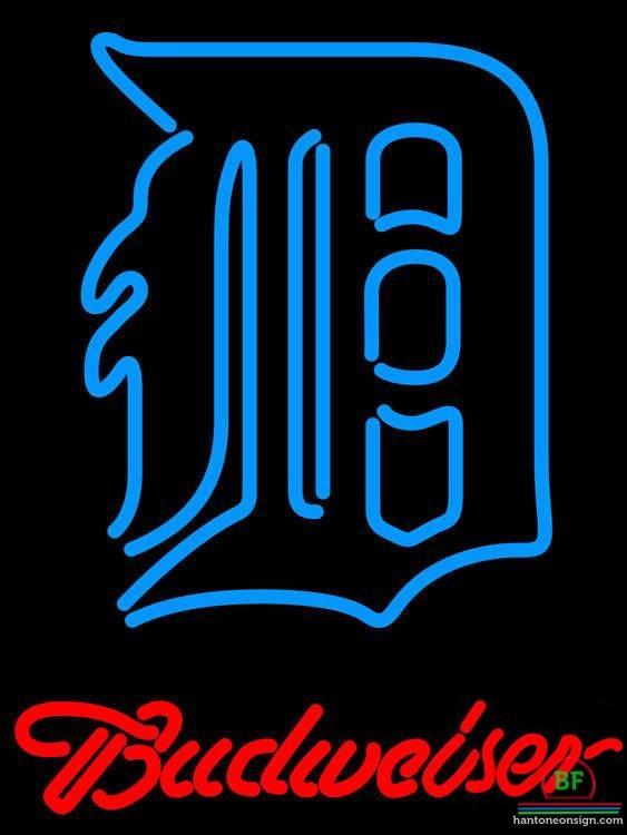 Budweiser Detroit Tigers Neon Sign Teams Neon Light
