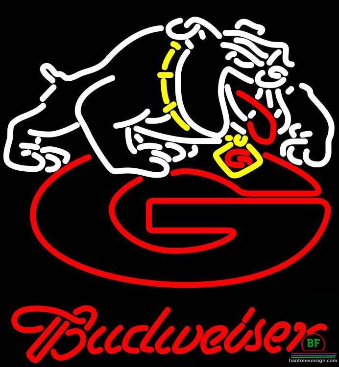Budweiser Florida State University Georgia Bulldogs Neon Sign NCAA Teams Neon Light