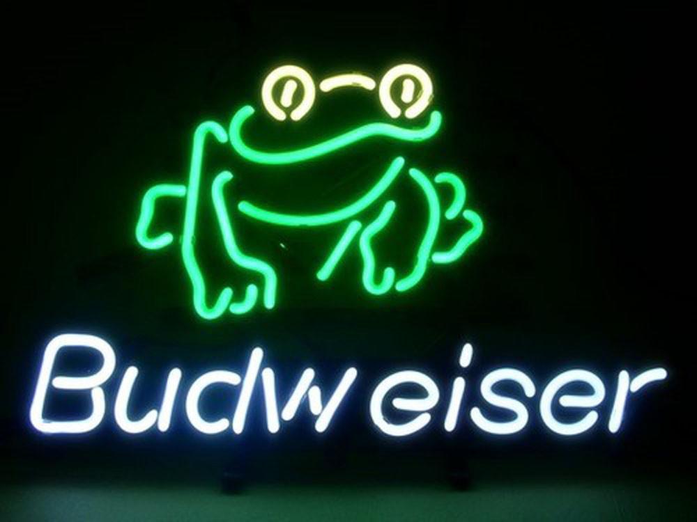 Budweiser Frog Neon Sign
