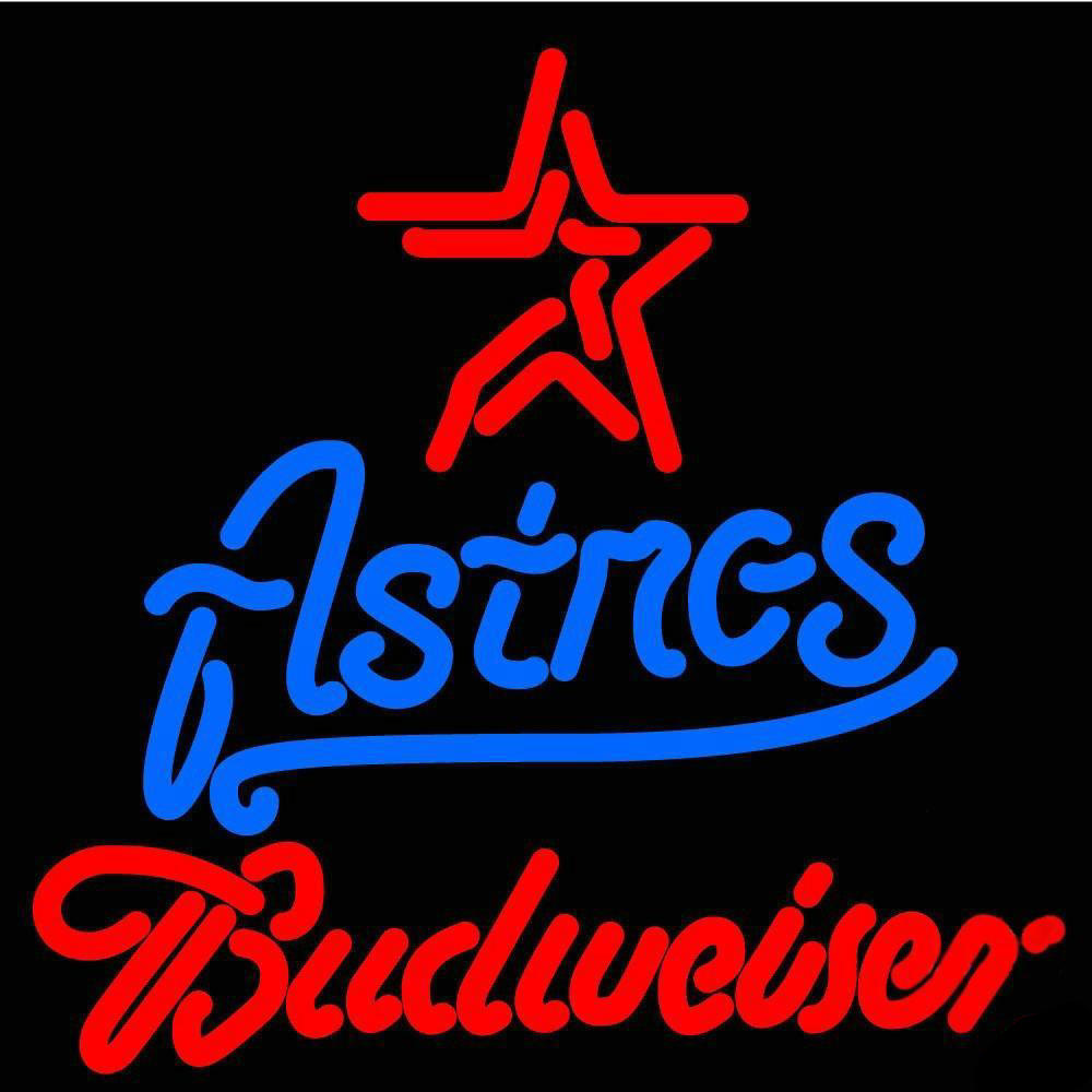 Budweiser Houston Astros Neon Sign Teams Neon Light